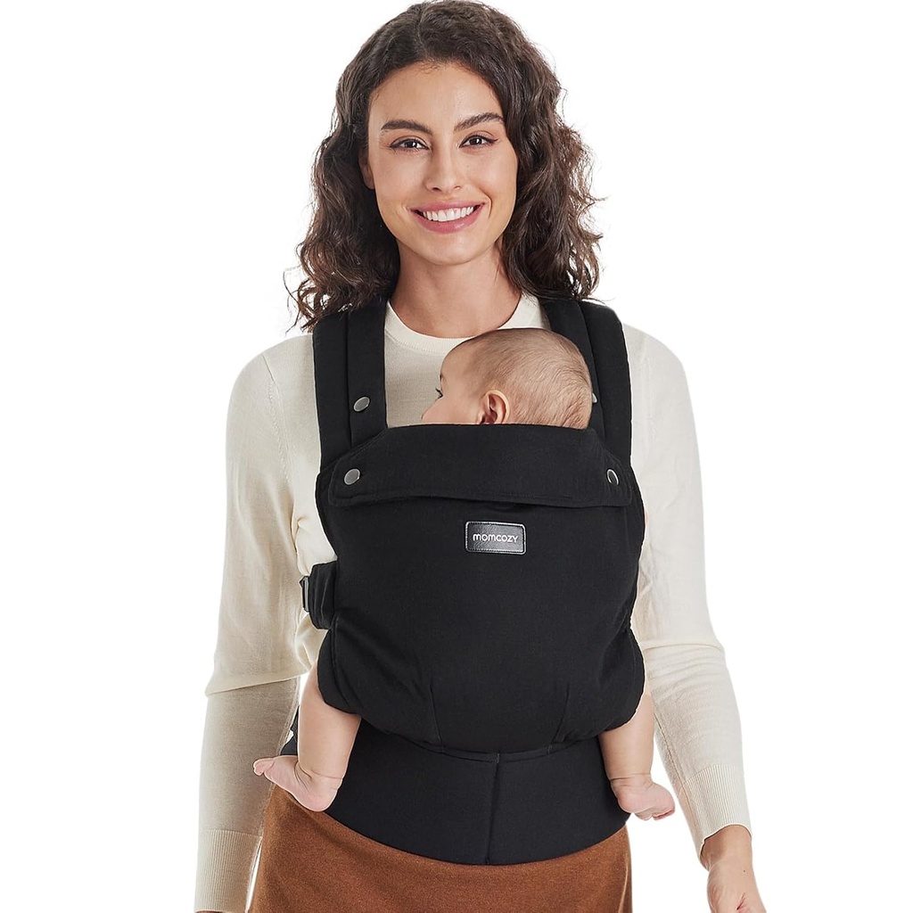 Momcozy Baby Carrier - Pure Cotton Carrier for 3-24 Months, Effortless to Put On