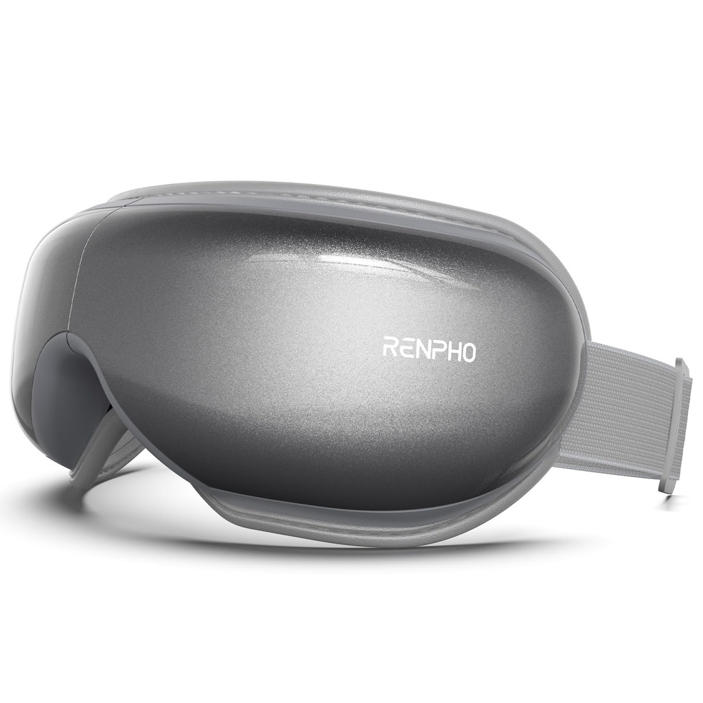 RENPHO Eyeris 1 - Eye Massager with Heat & Bluetooth Music, Electric Vibration for Relief