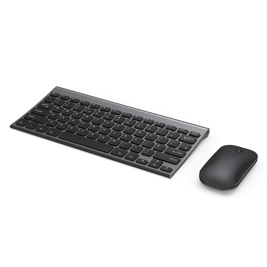 seenda WGJP-031 Small Wireless Keyboard and Mouse, Ultra Compact Rechargeable USB Keyboard 
