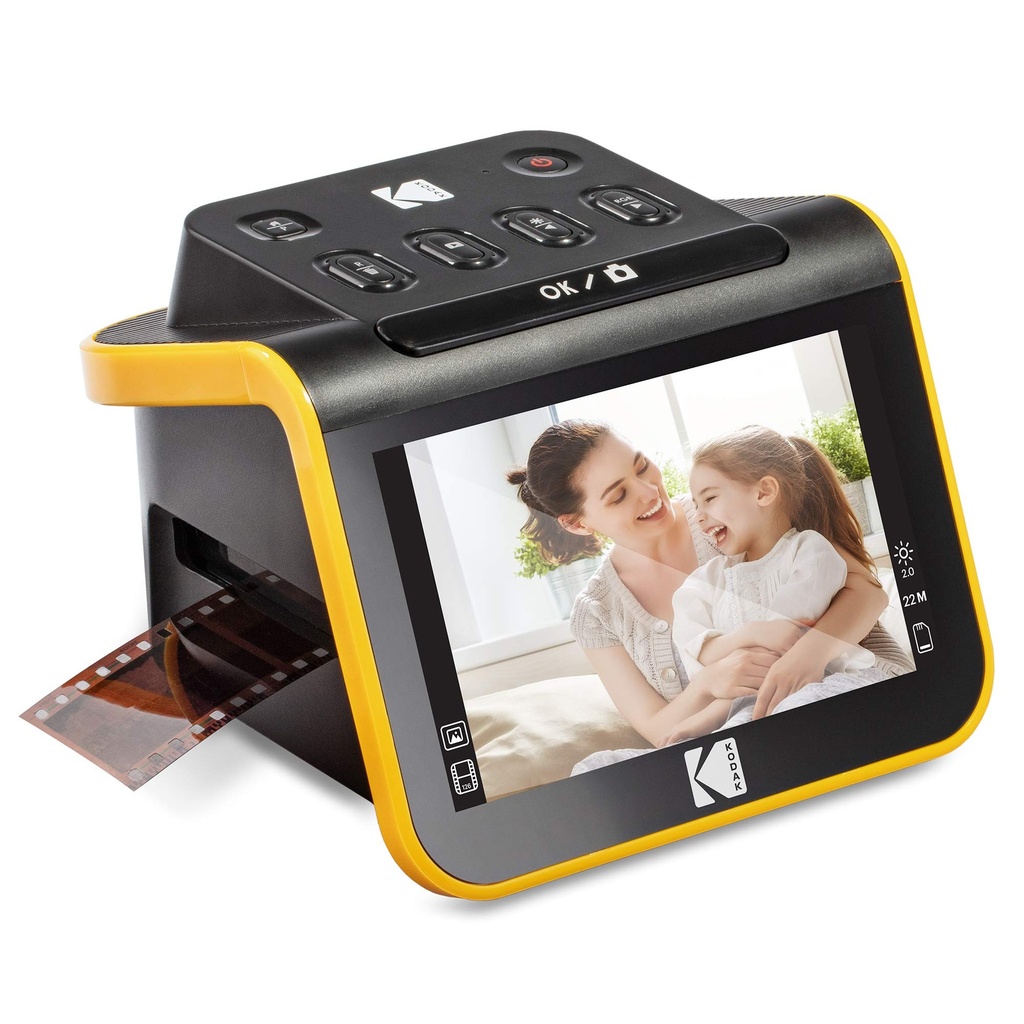 KODAK SLIDE N SCAN Film and Slide Scanner with Large 5” LCD Screen, Convert Colour & B&W