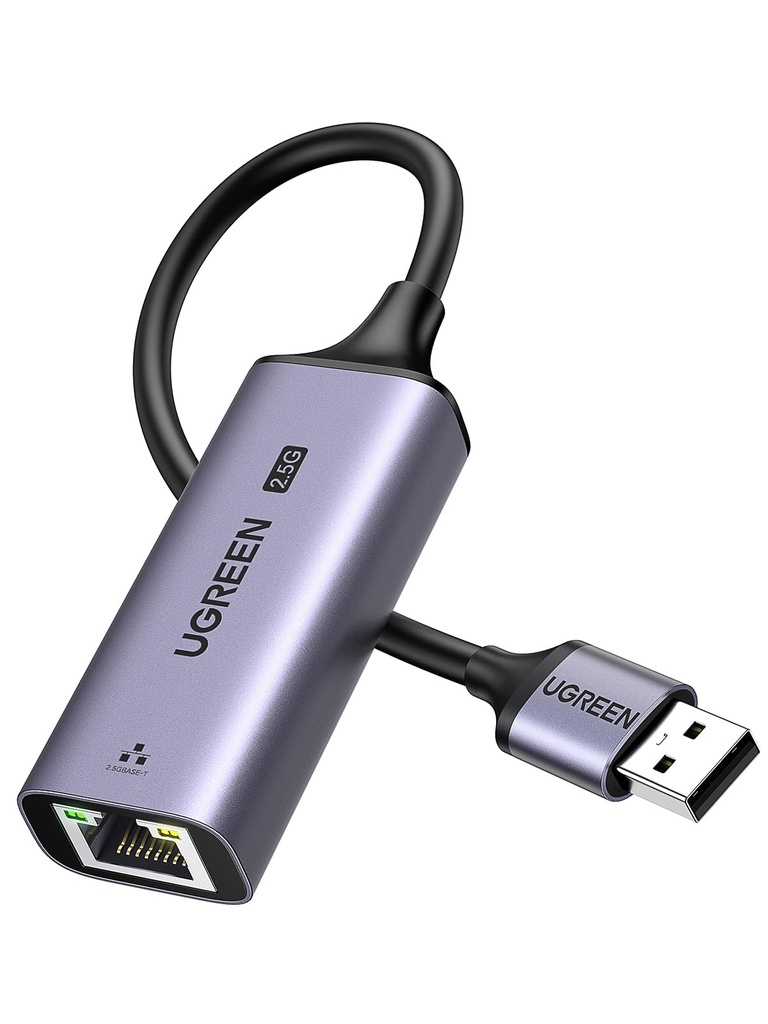 UGREEN USB Ethernet Adapter, 2.5Gbps High-Speed Network Adapter for Gaming, USB 3.2 Gen 1 