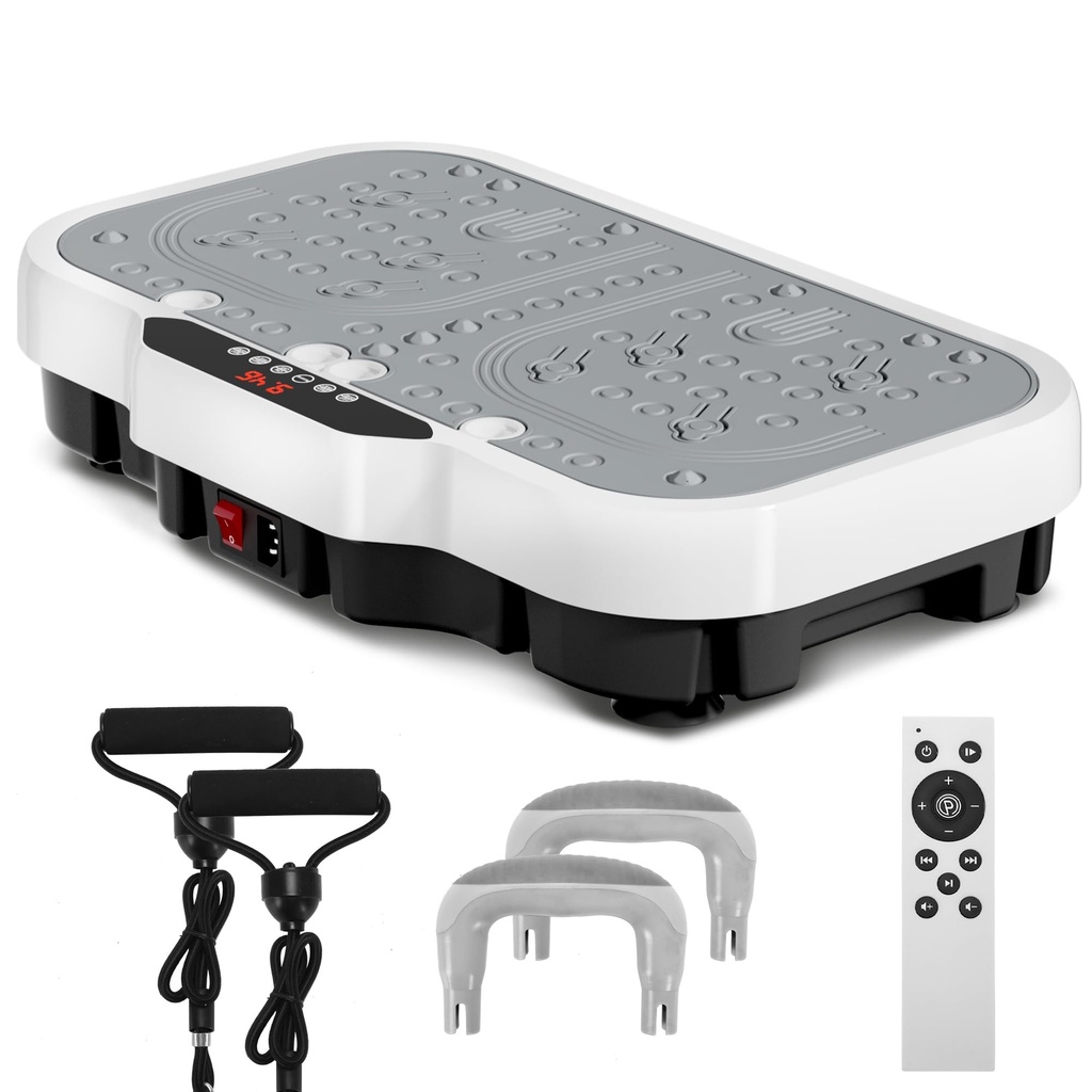 2025 Vibration Plate Exercise Machine, Vibration Platform Whole Body Workout, Adjustable 