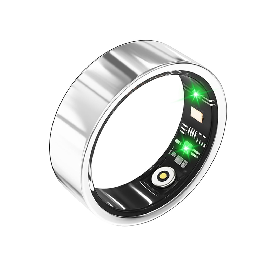Smart Ring for Men Women with Heart Rate Monitor Blood Pressure Oxygen Waterproof Calorie 