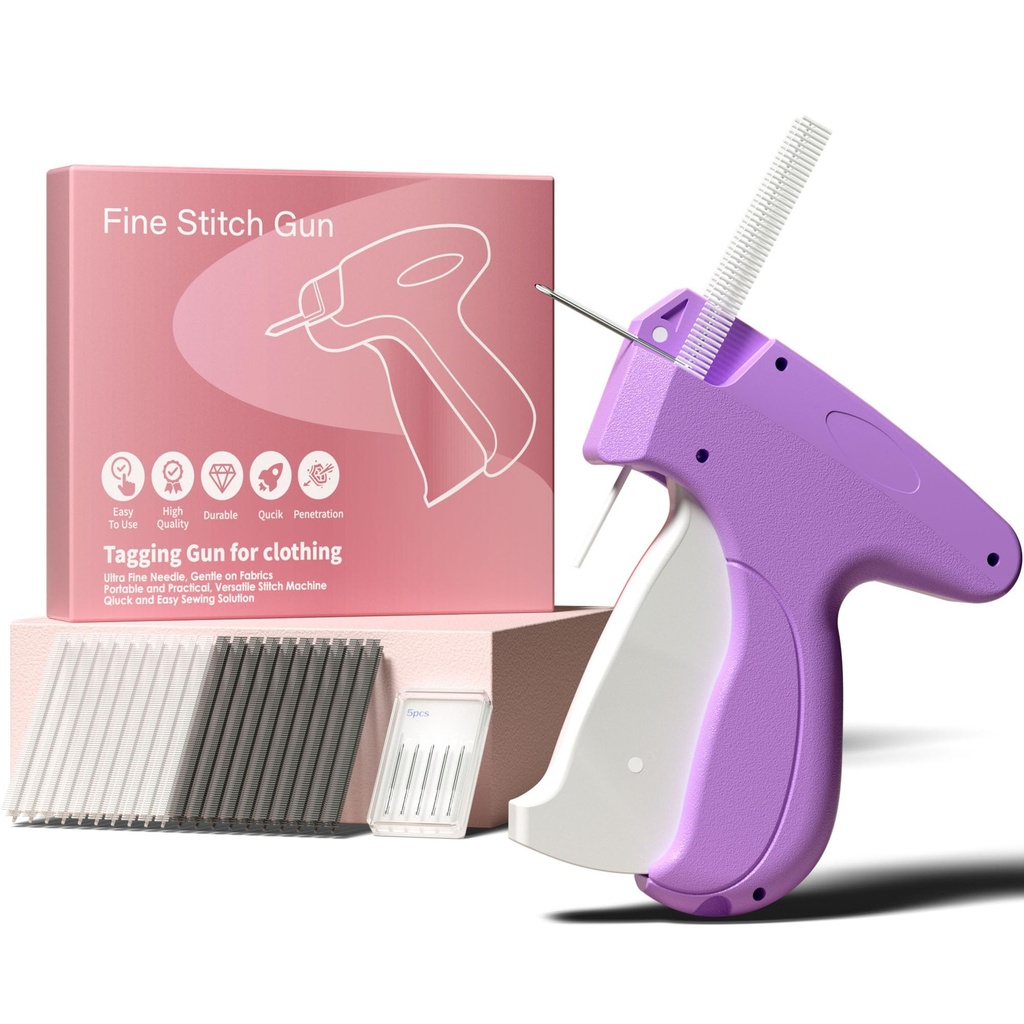 STARALUMZQ Stitchy Quick Clothing Stitch Gun Ã¢Â€Â“ Mini Handheld Tool for Clothes, Fabrics