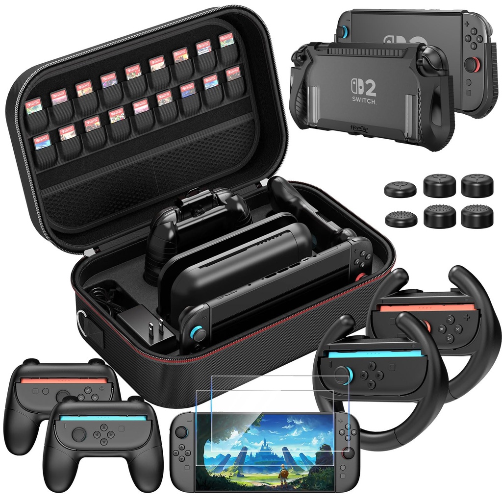 HEYSTOP Case for Nintendo Switch 2 Accessories Bundle