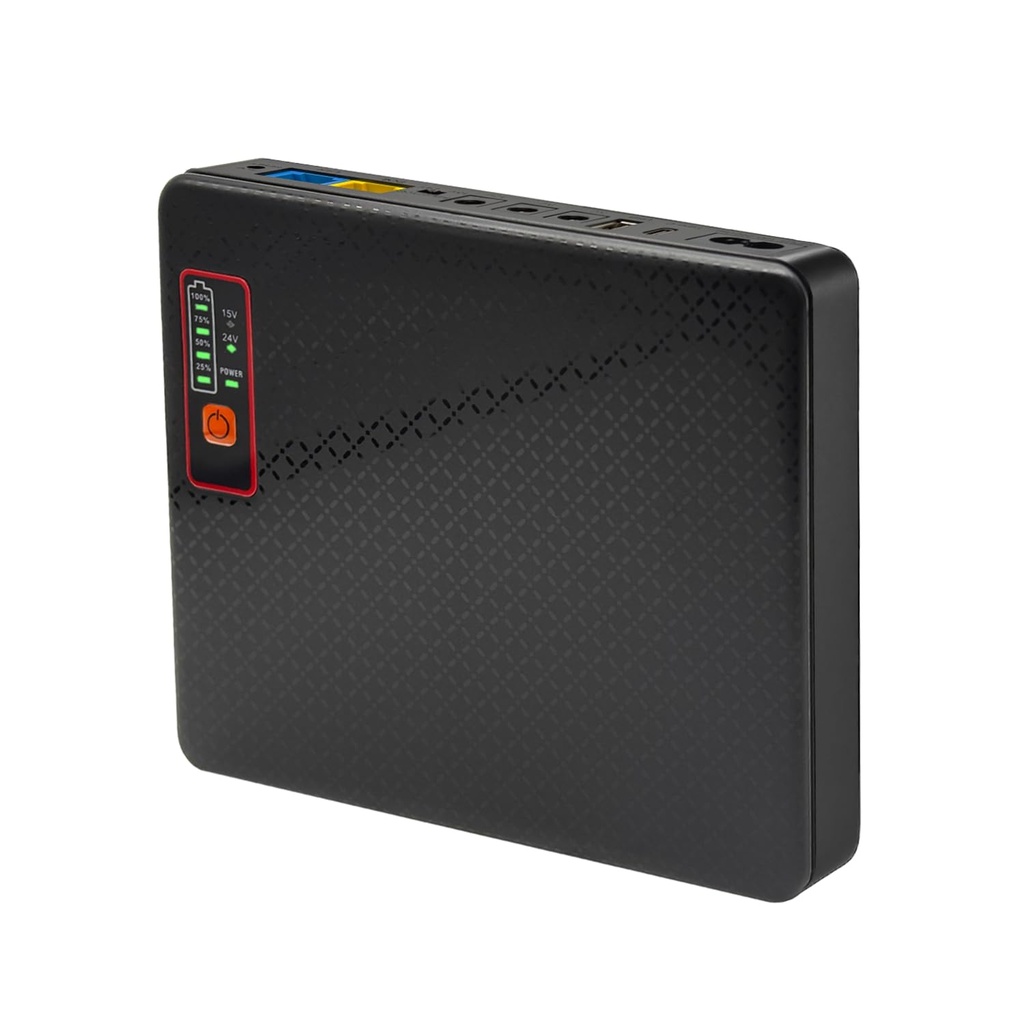 Yuuki Power UK Mini UPS for Router BT Hub 16000mAh(50Wh) 12VÃ¢ÂŽÂ“1.5A Battery Backup USB 5V