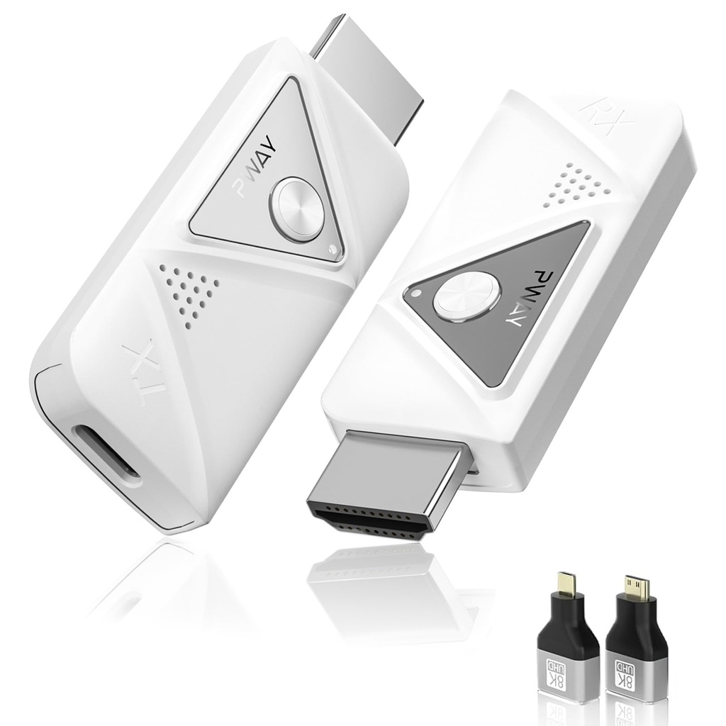 Wireless HDMI Transmitter and Receiver, Wireless HDMI 98FT/30M Kit, Transmission for TV Streaming
