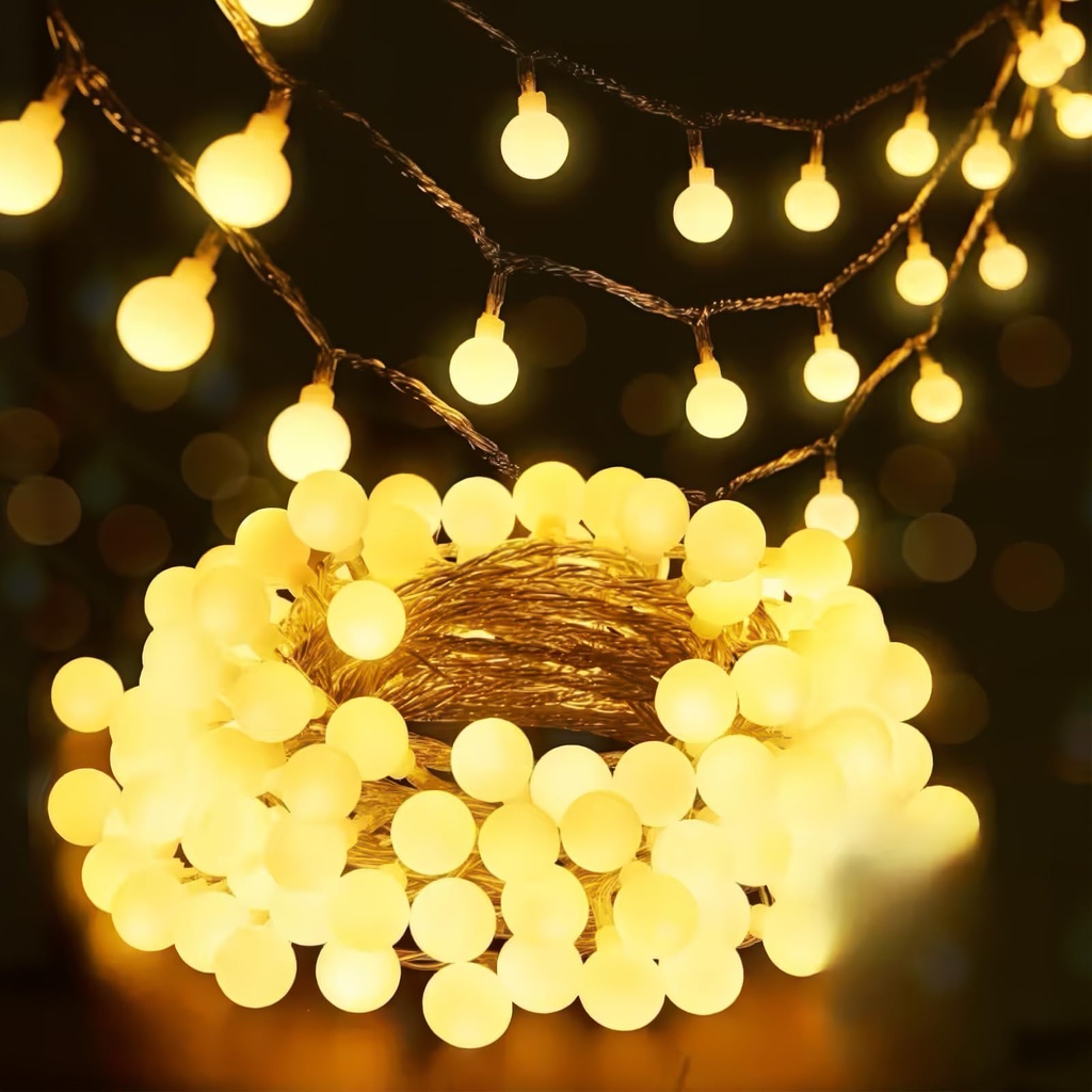 Adispotg Fairy Lights, 20ft 40 LED Battery Powered String Lights, 2 Lighting Modes, Decoract