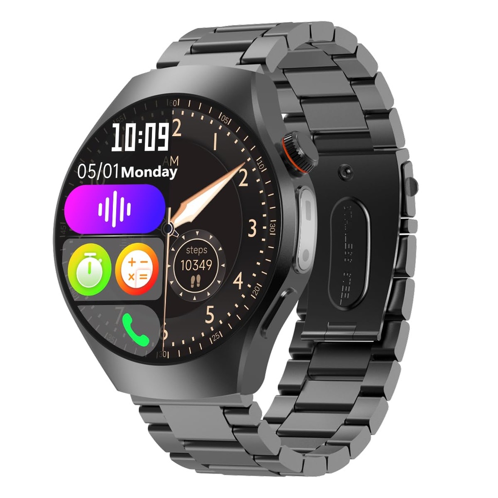 Fitness Smartwatch for Men & Women with ECG/Heart Rate/Blood Pressure/Calories/HRV/Sleep monitoring