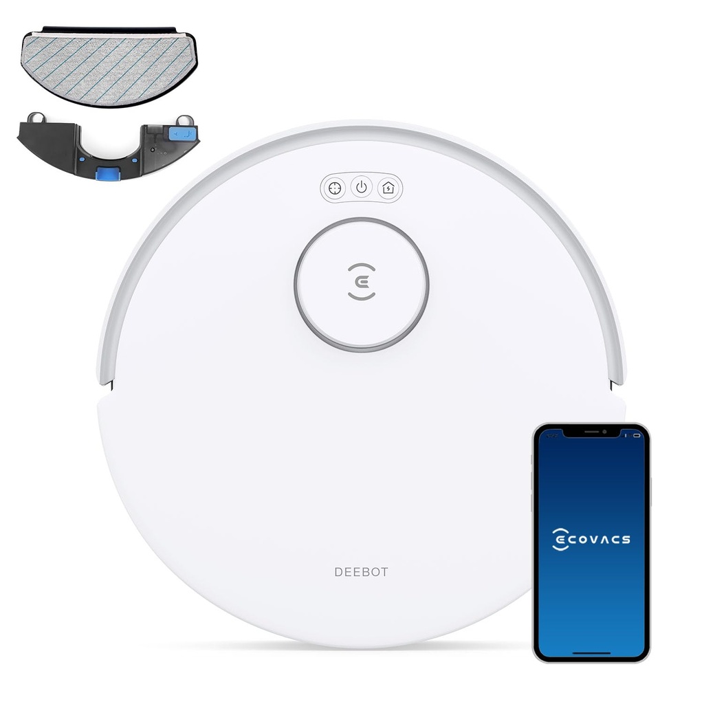 ECOVACS DEEBOT N20 Robot Vacuum Cleaner with Mop, 8000Pa, Anti-Tangle Technology