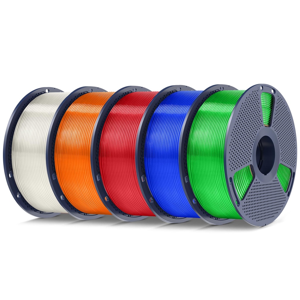 SUNLU 5KG PLA+ 3D Printer Filament Bundle, PLA Plus Filament 1.75mm, Toughness Enhanced 3D