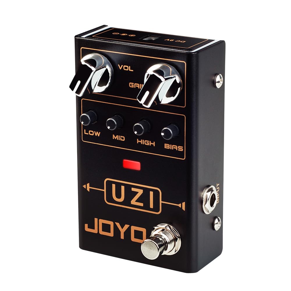 JOYO Distortion Pedal R Series Heavy Metal Dist Between American and British for Electric 