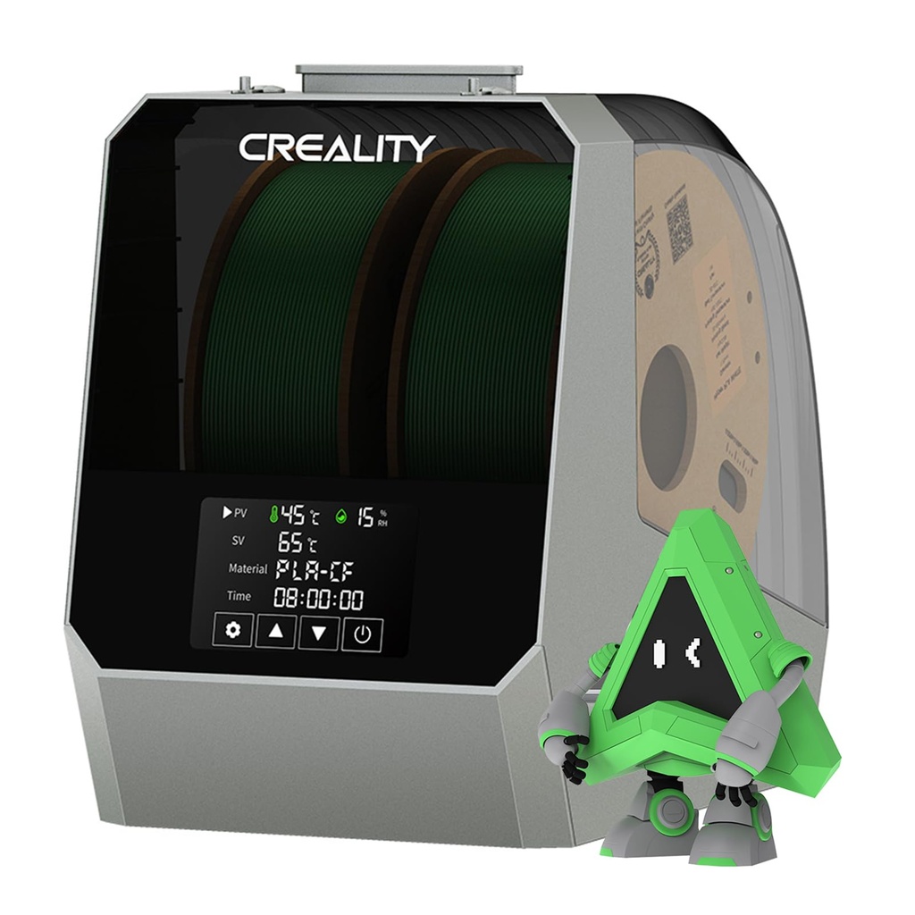 Creality Space PI Filament Dryer Plus, 2 Spools Filament Storage Box, 3D Printer Dryer Box