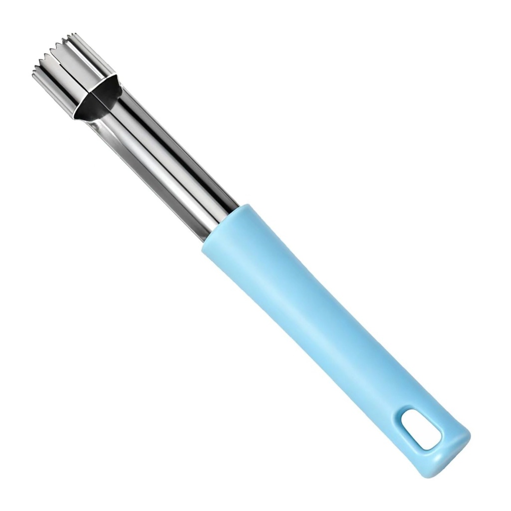 Stainless Steel Apple Corer, Multi-Function Fruit Core Remover for Apples & Pears, Easy Twi