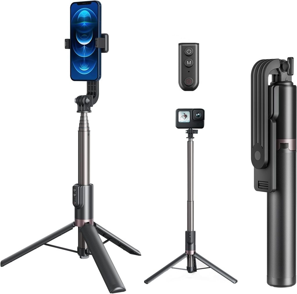 TELESIN 3-in-1 Selfie Stick with wireless remote for GoPro Hero 11 black/Hero 10/Hero 9/8Â´