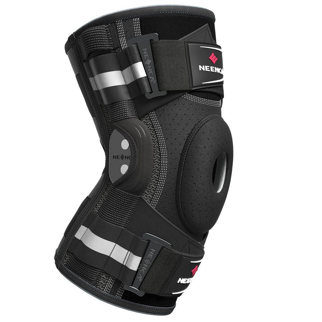NEENCA Professional Knee Brace for Knee Pain, Adjustable Hinged Knee Support with Patented