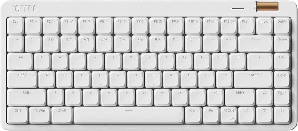 Flow Lite84 Keys Low Profile Mechanical Keyboard, Swappable Rechargeable Wireless Keyboard 
