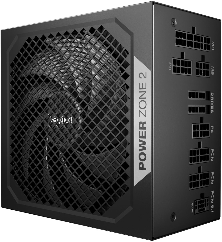be quiet! Power Zone 1000W Power Supply, 80 PLUS® Platinum And Cybenetics Platinum