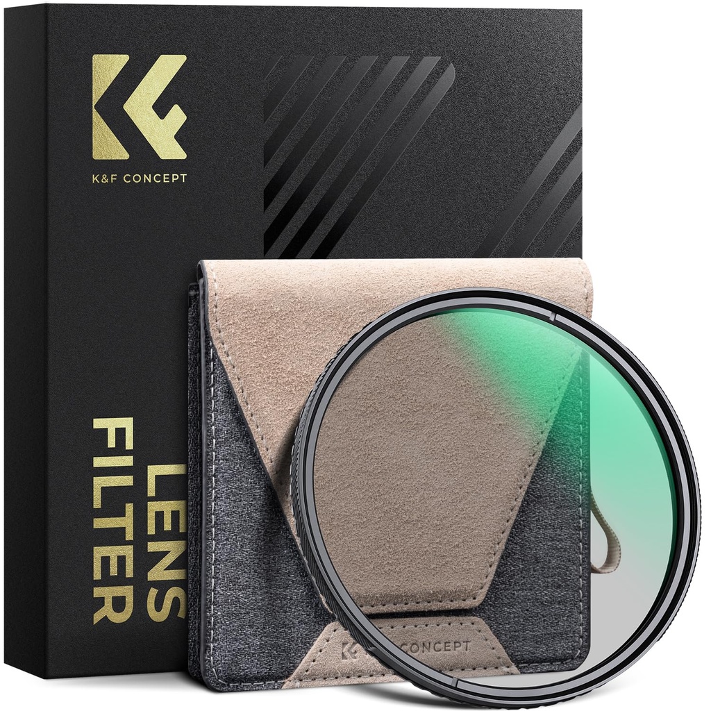 K&F CONCEPT 95mm CPL Lens Filter with Brass Frame Circular Polarizing Filters 36-Layer Coating