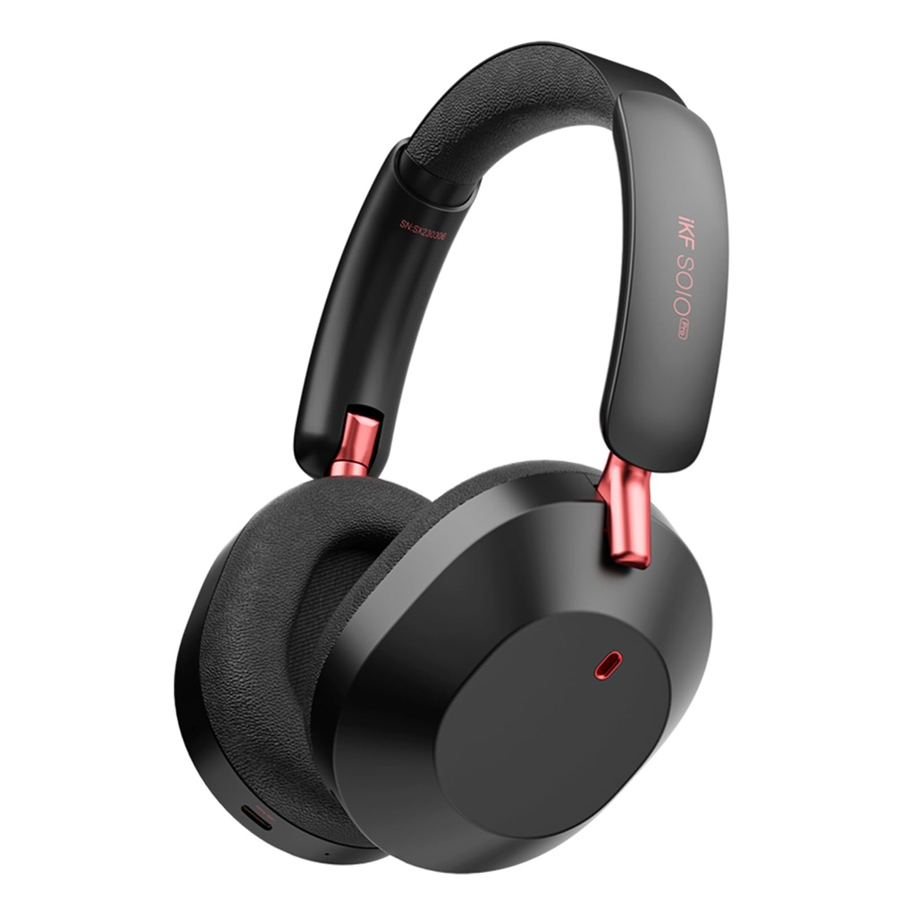 iKF Solo Over Ear Wireless Headphones with Active Noise Cancelling