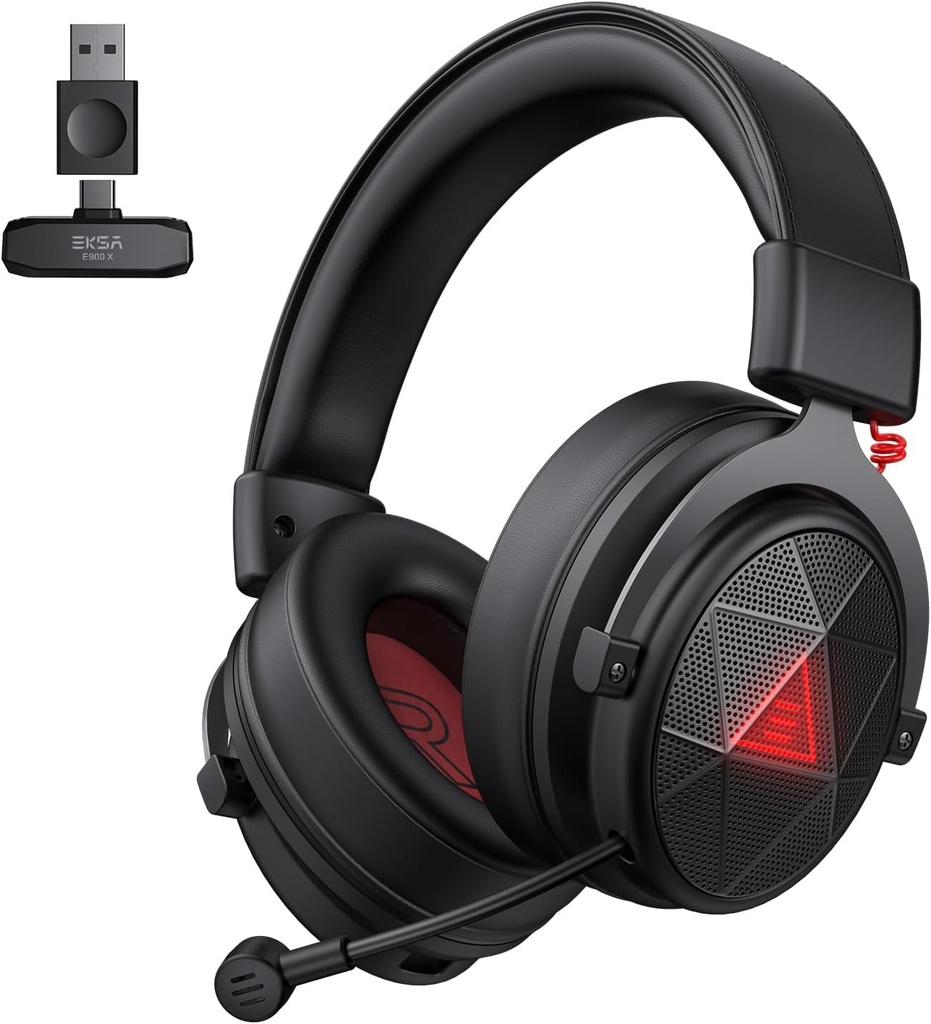 EKSA E900X 5.8G Wireless Gaming Headset with Micphone for PC PS4, PS5