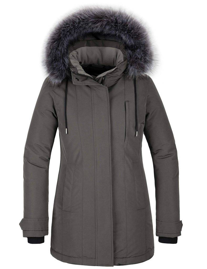 CHINMOON Women's Warm Puffer Jacket Waterproof Winter Coat Windproof Down Jacket (M)