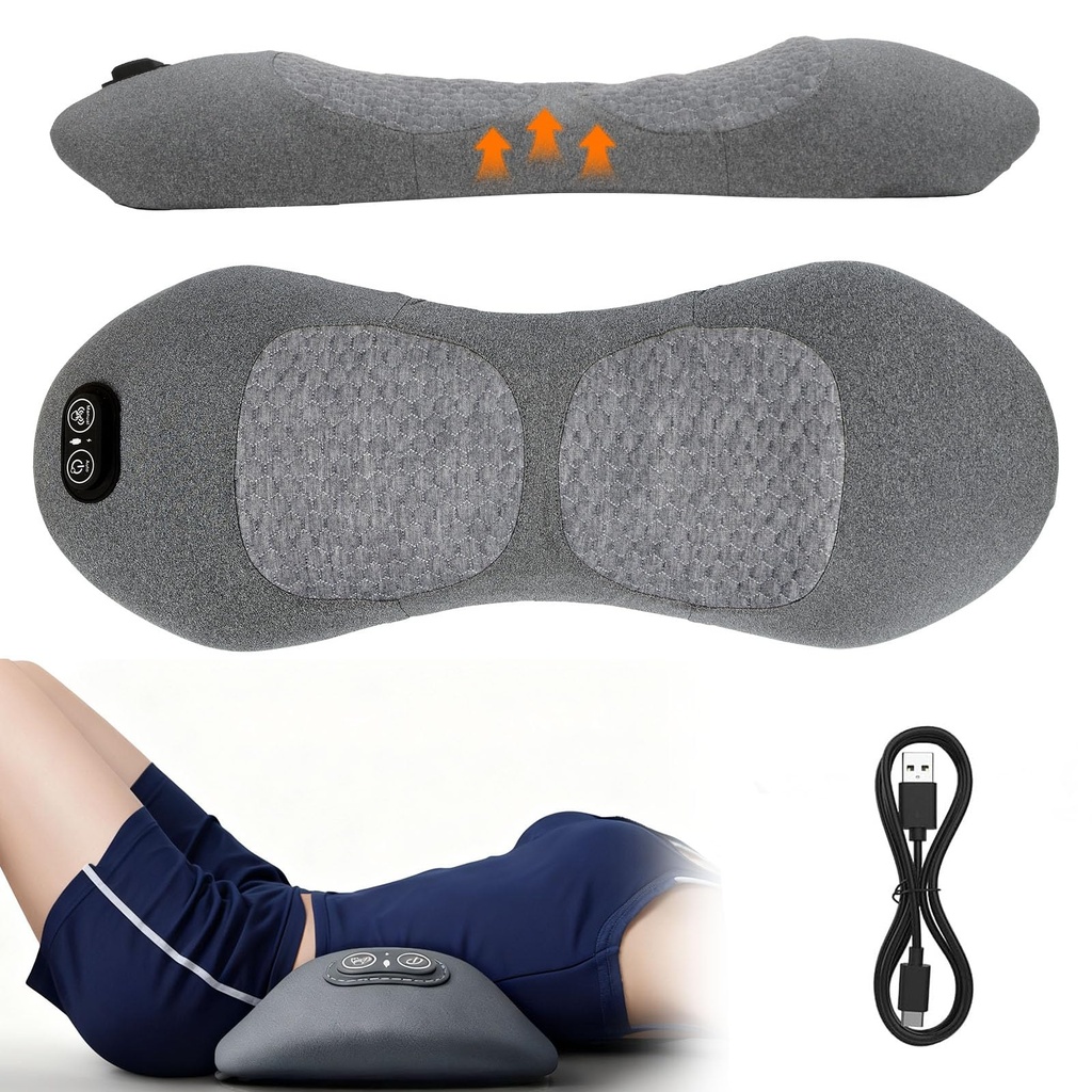 3 in 1 Back Massager, with Traction, Vibration & Heat, Neck Massager, Body Massager