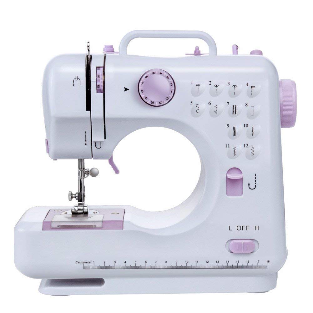 12 Needle Multifunctional Household Sewing Machine Electric Portable Double Thread Reverse 