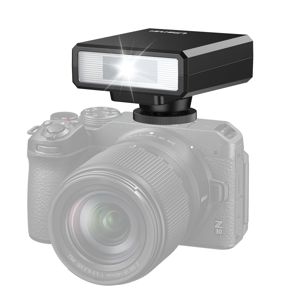 Ulanzi F12 Camera Flash, Speedlite with GN12 / CCT 5600K for Canon, Fuji, Sony, Nikon, Pana