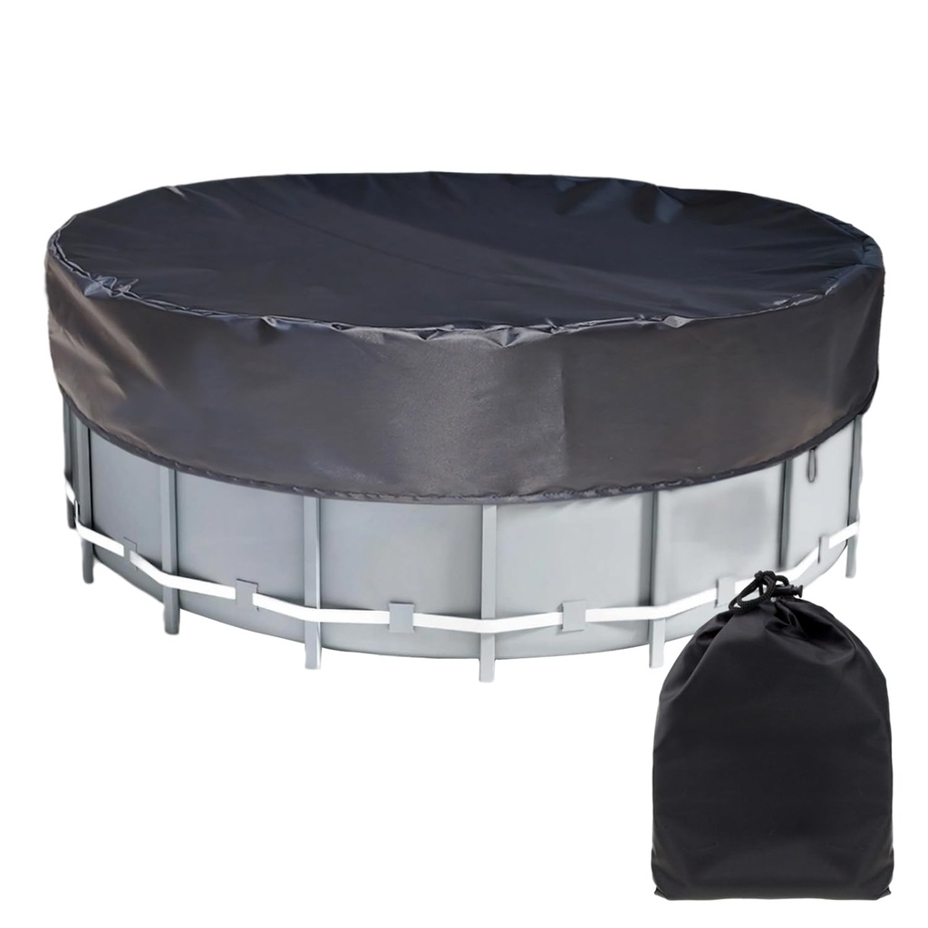 SIGANDG Round Swimming Pool Cover 6.2FT/190CM Solar Pool Cover for Swimming Pools Waterproof