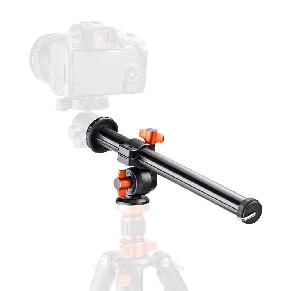 K&F Concept Camera Tripod Boom Arm Stand Fixable External Multi-Angle Center Column Extension