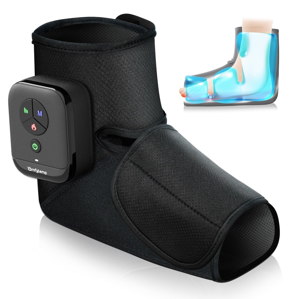 Comfytemp Cordless Foot Massager for Circulation and Relaxation, Portable Compression Boot M