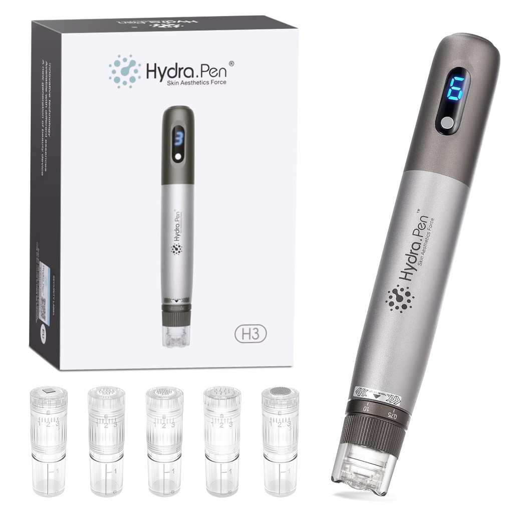 Hydra.Pen H3 Microneedling Pen, Authentic Professional Automatic Serum Applicator Wireless