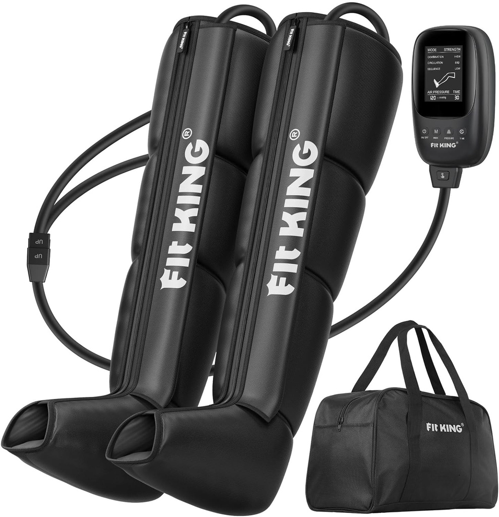 FIT KING Recovery System Compression Boots Leg Massagers for Pain and Circulation Profession