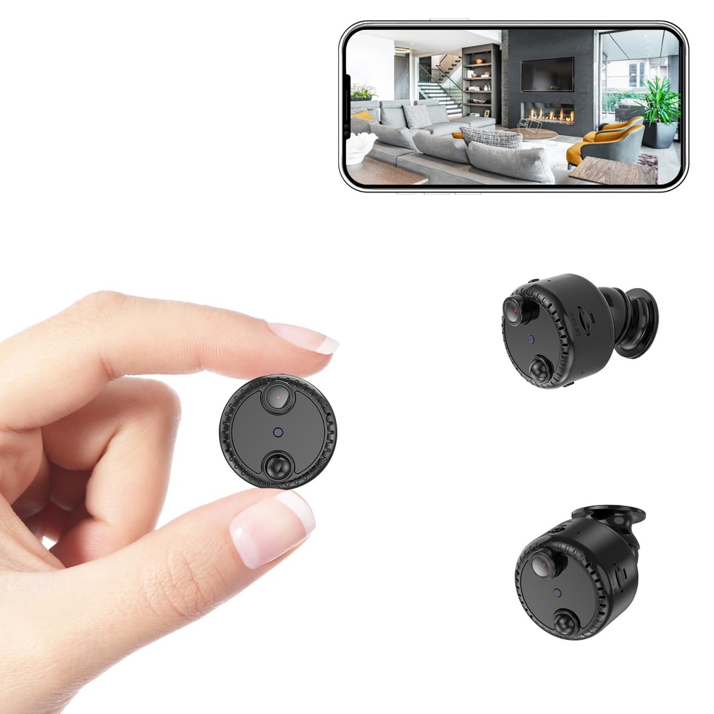 HYCENCY Wireless Indoor Camera 4K WiFi Cam with App Control Audio Video Recording