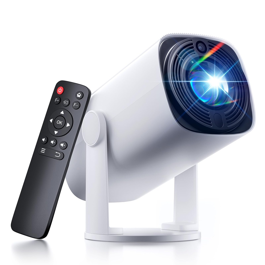 Mini Portable Projector 1080P Support - SOOMFON 720P Native Small TV Projector 270° 