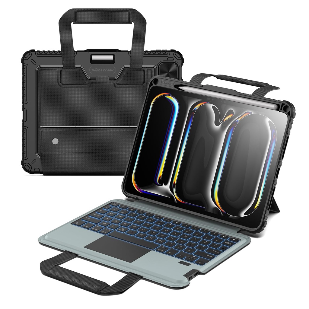Nillkin Easy Carry Go Keyboard Case for iPad Pro 11 inch (M4,2024) with Handle, 180??Adjust
