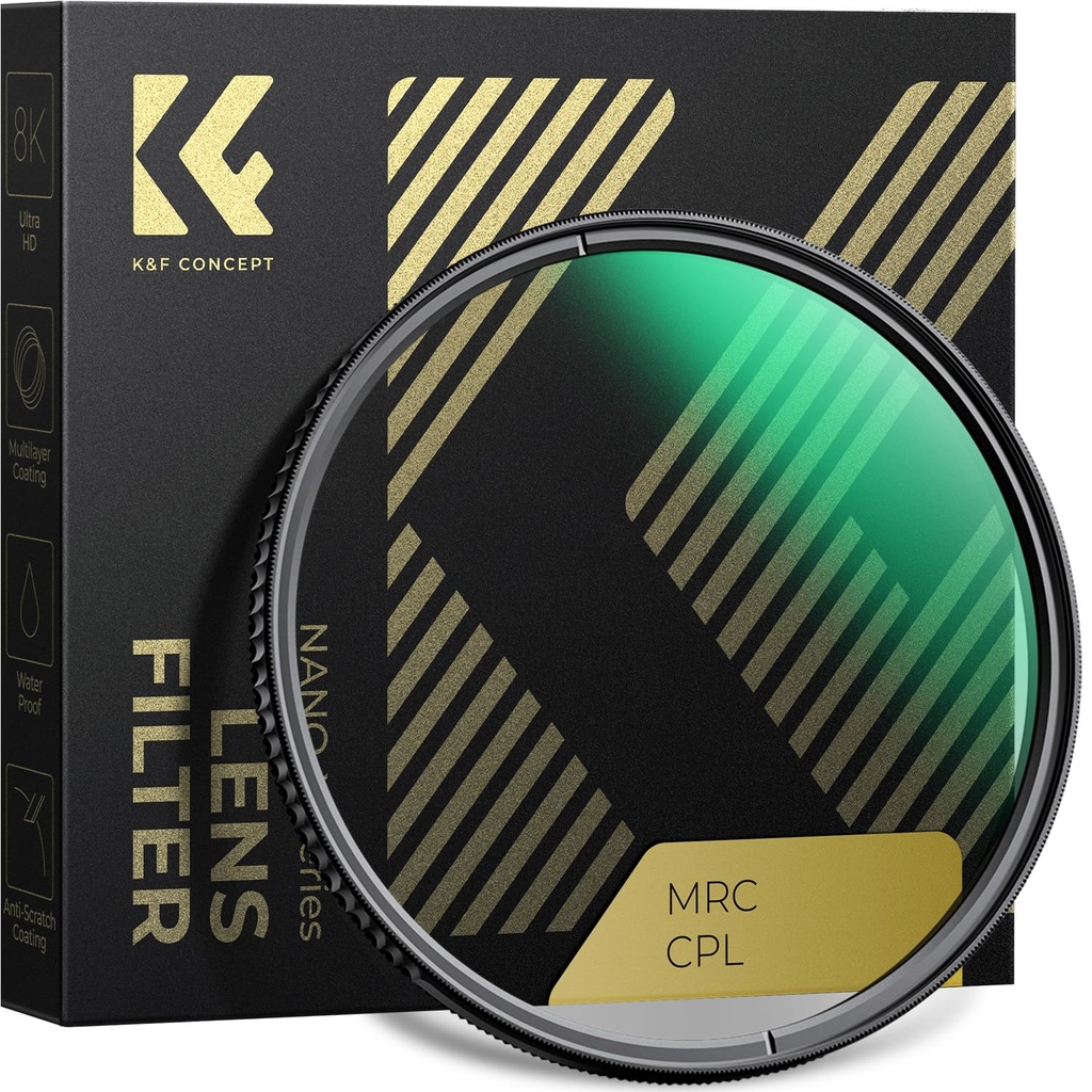 K&F CONCEPT 127MM CPL Filter 28 Layer Slim Circular Polarizing Filter Multi-coated Polarized