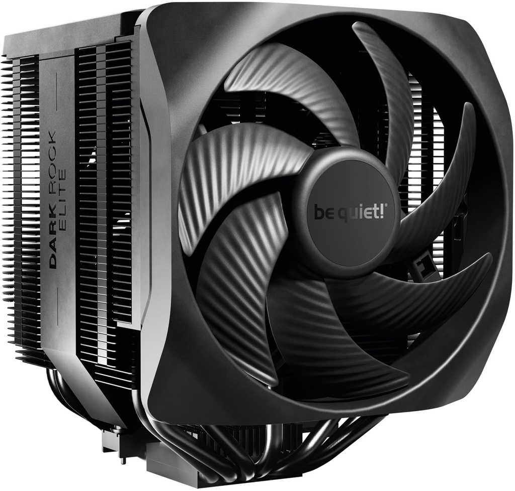 be quiet! Dark Rock Elite Air Cooler, 2x Silent Wings 135mm PWM Fans, Speed Switch 
