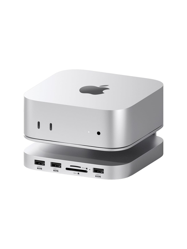 Hagibis Mac mini M4 Hub & Stand with SSD Enclosure, 3 in 1 USB Type-C Docking Station with