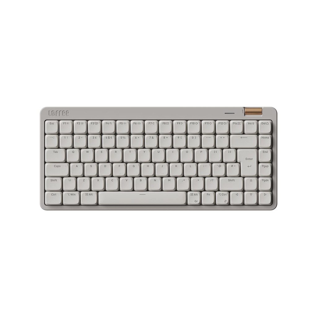 LOFREE Flow Lite84 Keys Low Profile Mechanical Keyboard,Swappable Rechargeable Wireless Key