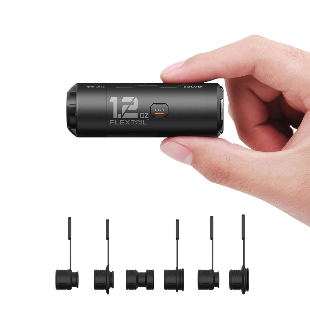 FLEXTAILGEAR Mini Electric Air Pump, 34g Rechargeable Pump for Sleeping Mats