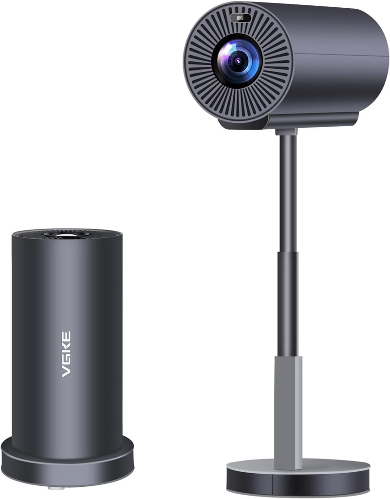 VGKE Mini Projector Portable 4K Support, Autofocus/Keystone Correction 15000 Lumens 