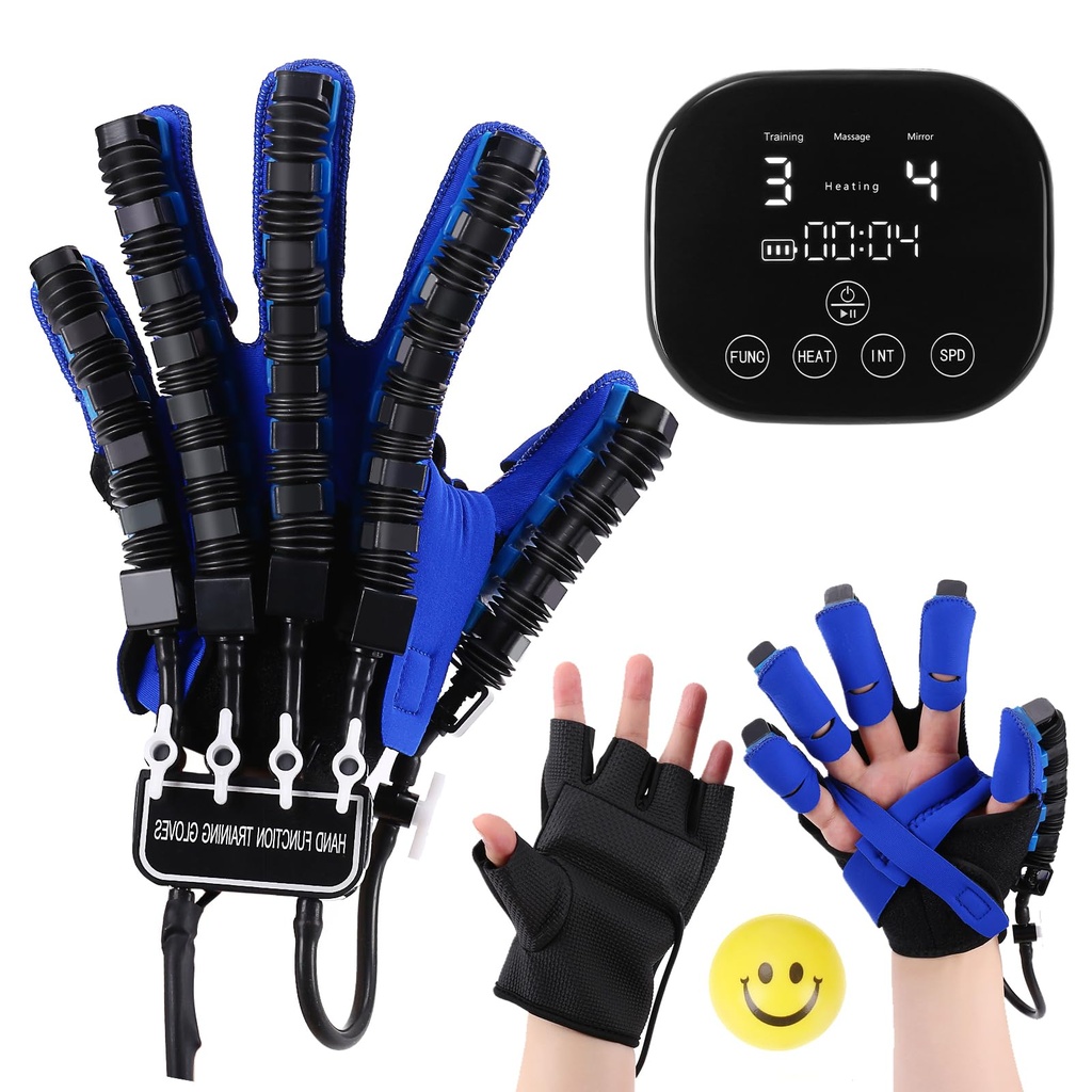 Rehabilitation Robot Glove for Stroke Hemiplegia Stroke Recovery Equipment for Left or Right