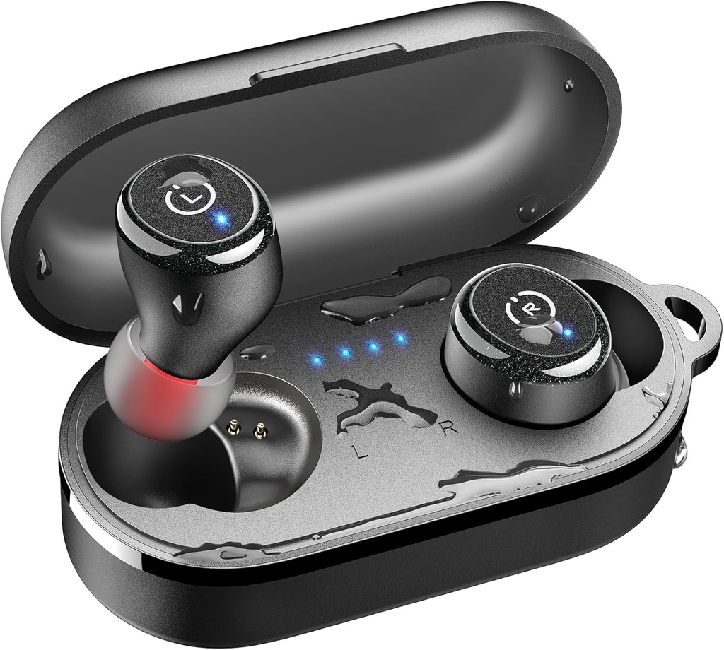 TOZO T10 Bluetooth 5.3 Wireless Earbuds with Wireless Charging Case
