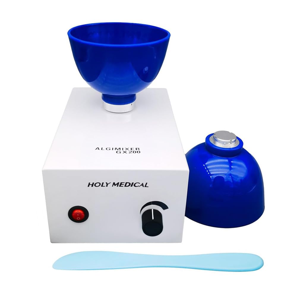 BONEW-Oral Alginate Mixer Mixing Machine Impression Material Mixer + 2 Mixing Bowls 