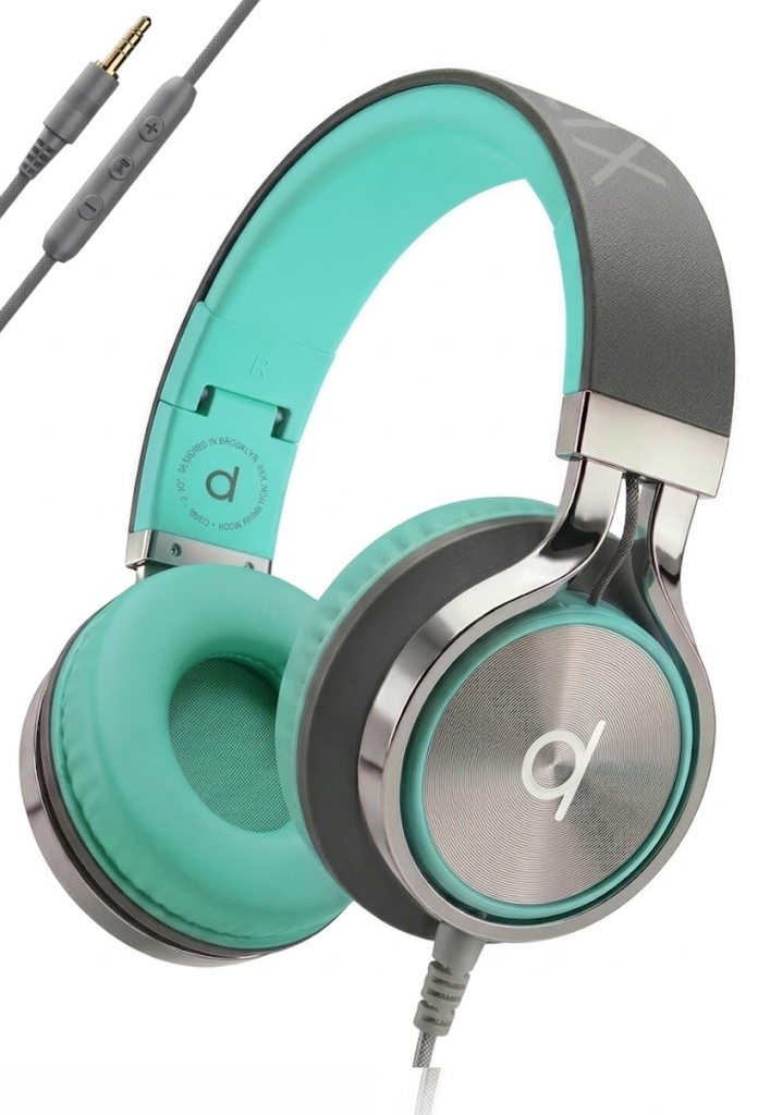 ARTIX CL750 Wired Headphones with Mic and Volume Control 90% Noise Cancelling 