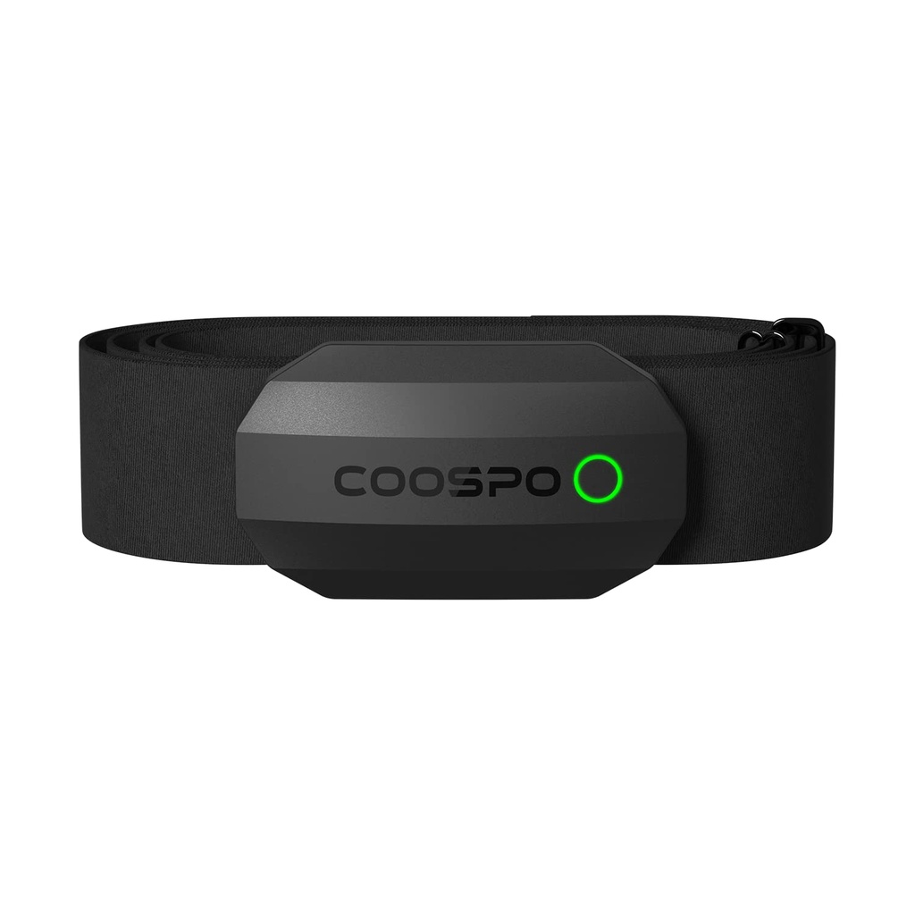 COOSPO Heart Rate Monitor Chest Strap,Bluetooth ANT+ Chest HRM for Running Cycling Gym Fitness