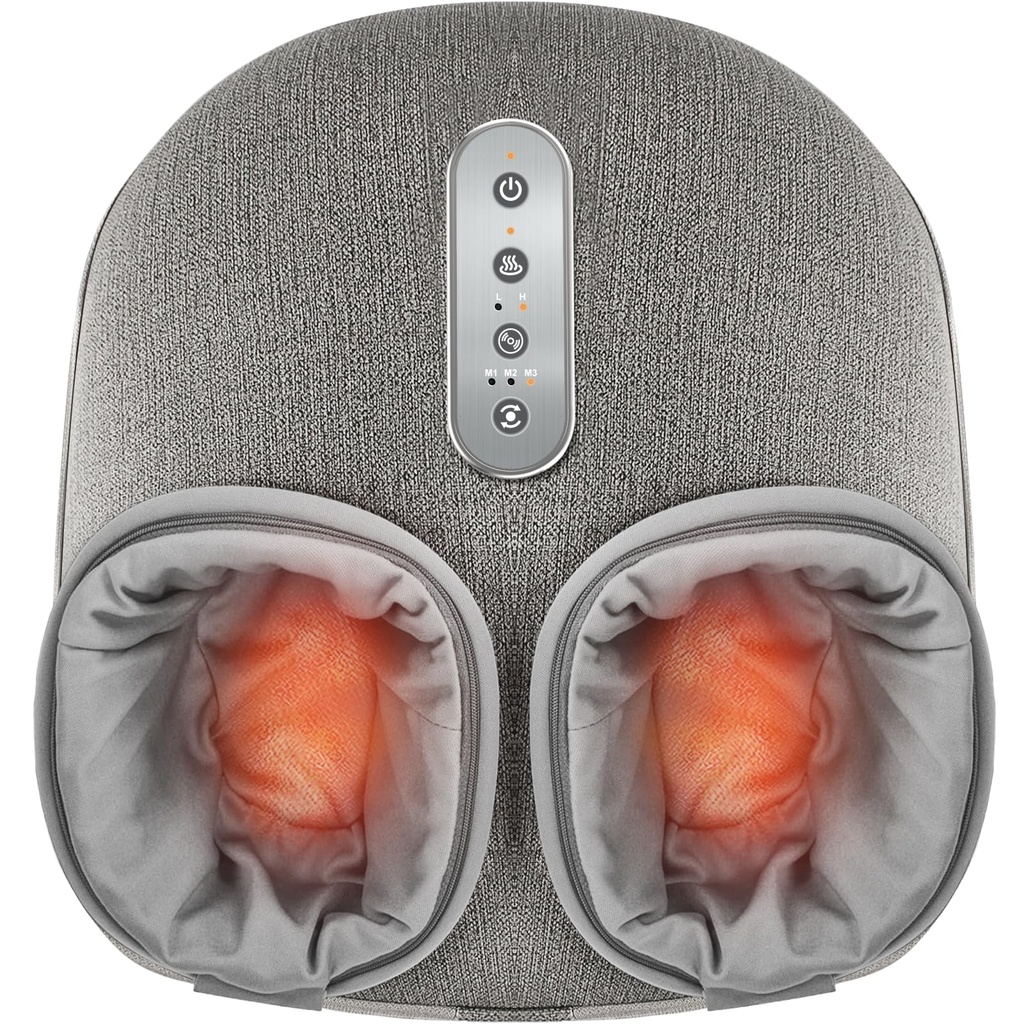 Medcursor Foot Massager Machine with Heat, Deep Kneading Air Compression Feet Massager