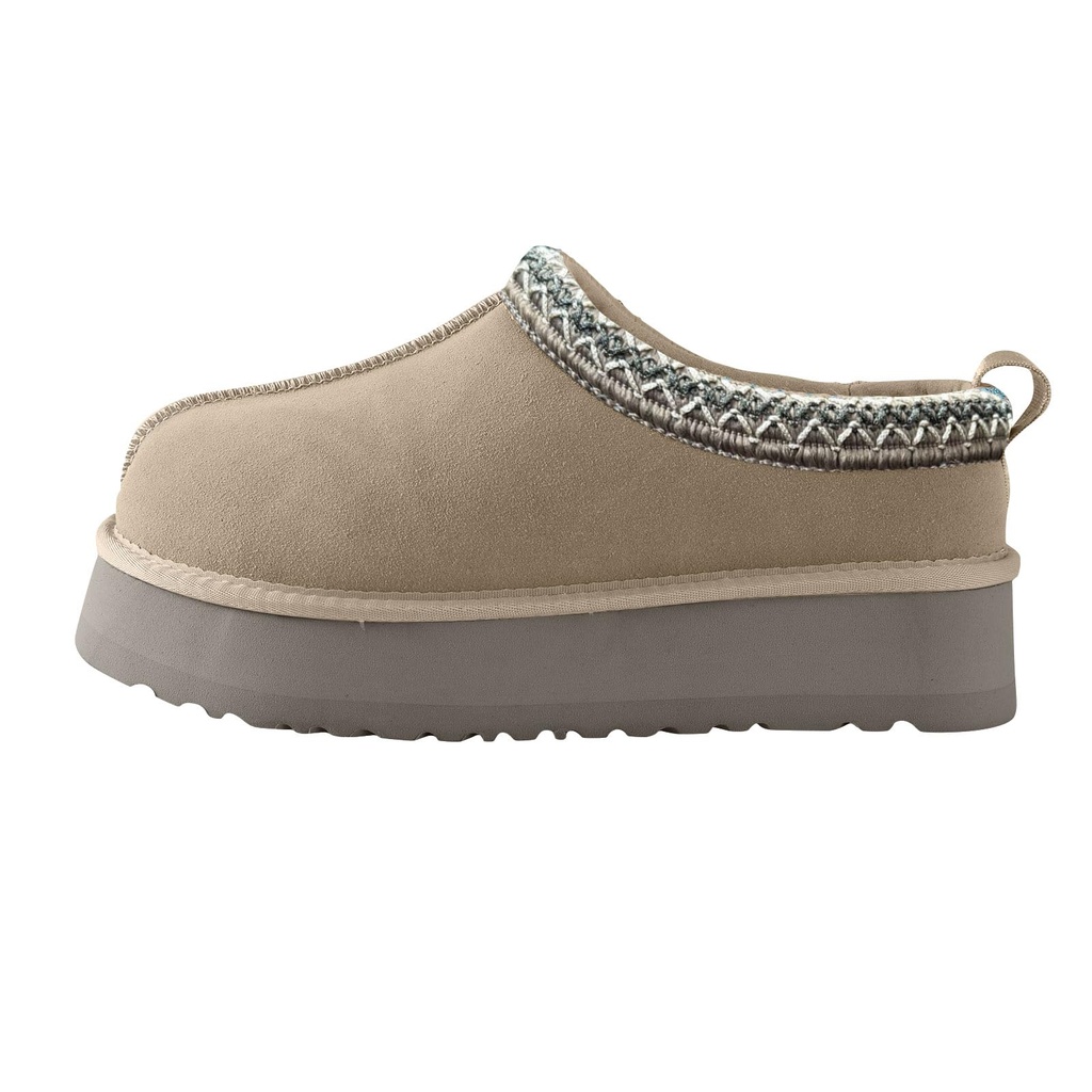 SOOUICKER Women's Slippers Platform Mini Boots for Women Wide Fit Fluffy Fur Lined